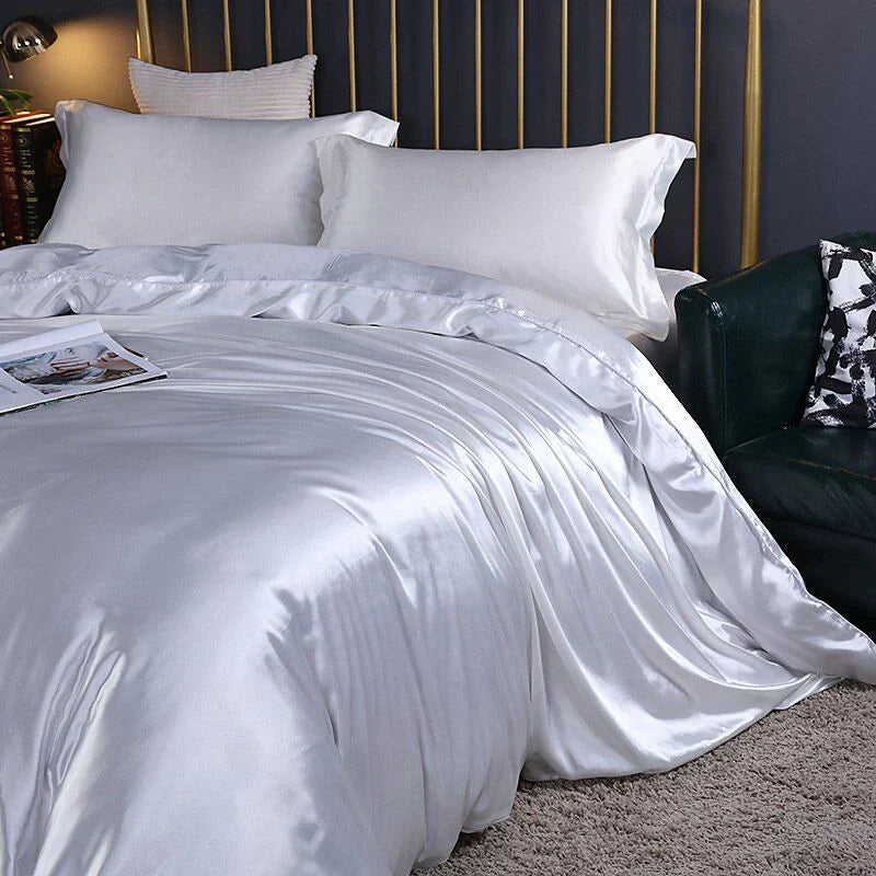 Luxurious Satin Silk Bed Sheet Set for Ultimate Comfort