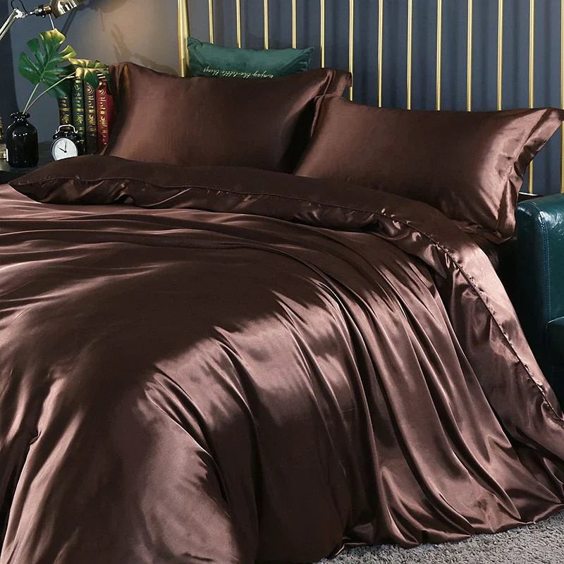 Luxurious Satin Silk Bed Sheet Set for Ultimate Comfort