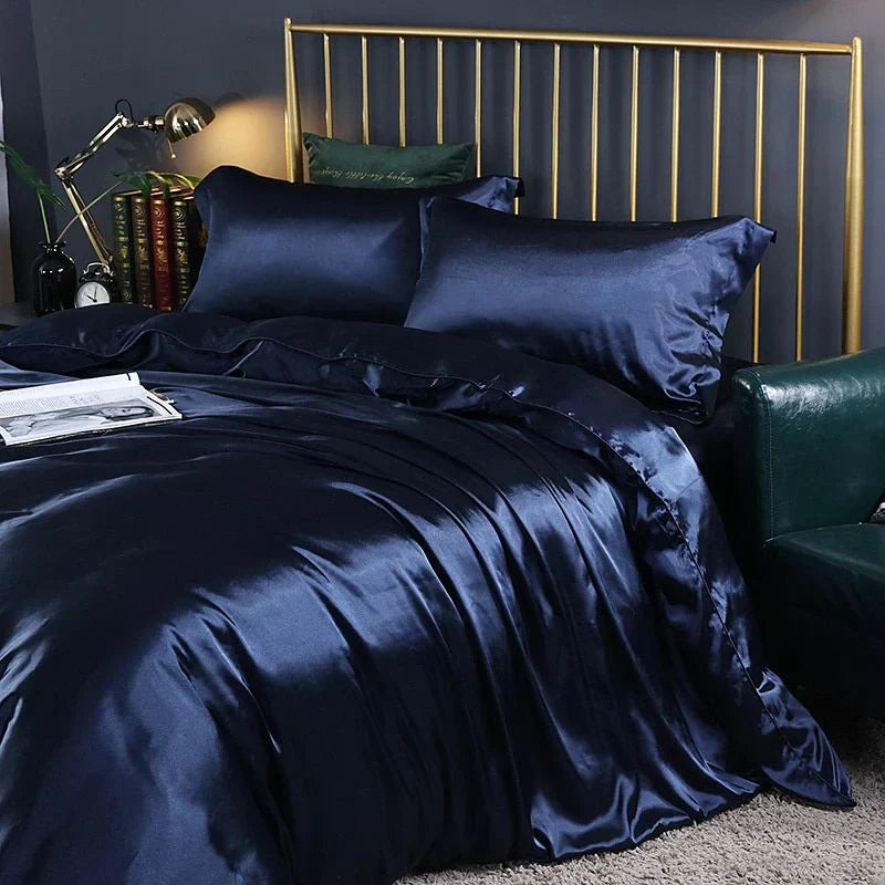 Luxurious Satin Silk Bed Sheet Set for Ultimate Comfort