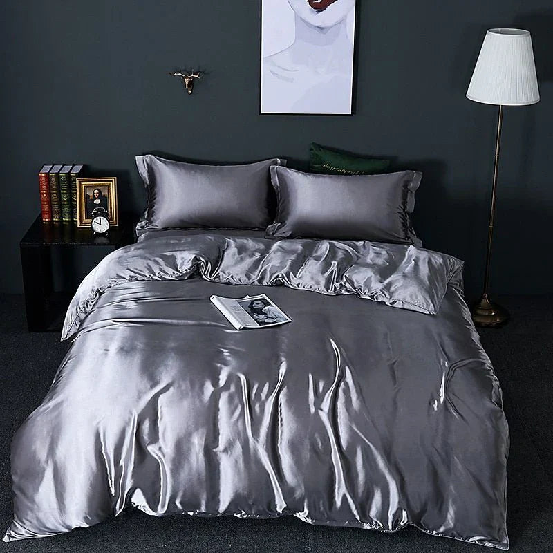 Luxurious Satin Silk Bed Sheet Set for Ultimate Comfort