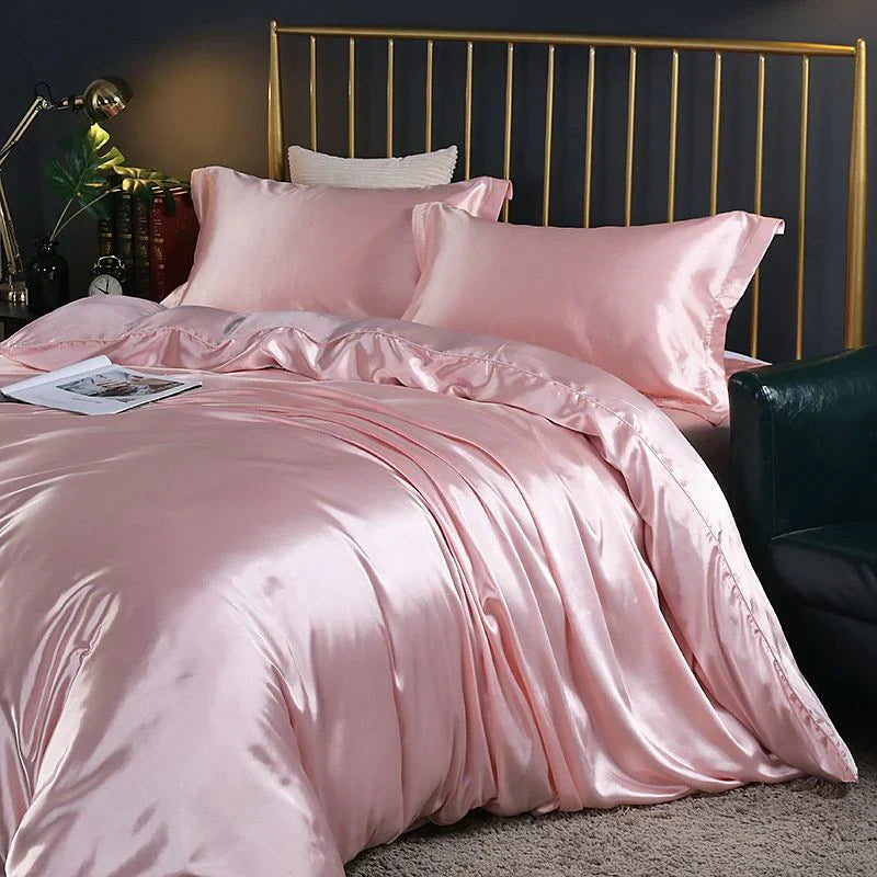 Luxurious Satin Silk Bed Sheet Set for Ultimate Comfort