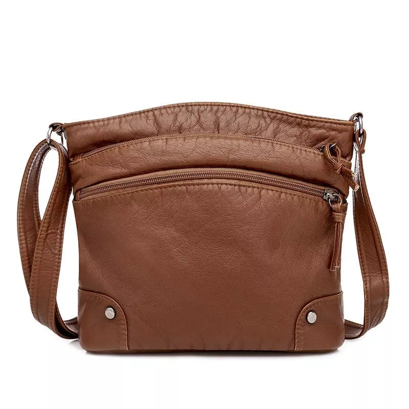 Sophisticated Leather Shoulder Bag for Modern Women