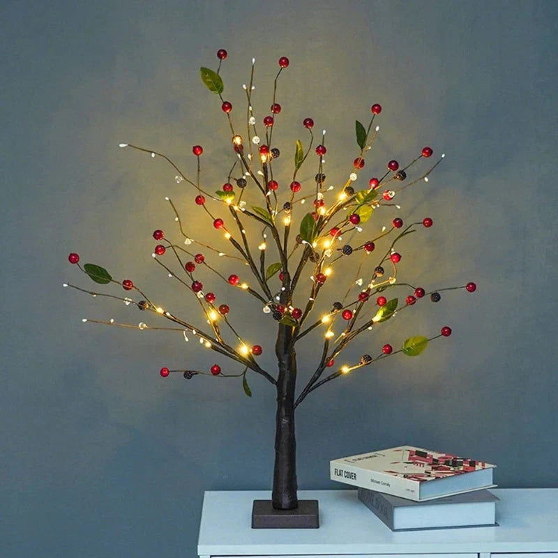 Charming 55 cm Illuminated Seasonal Tree with LED Lights