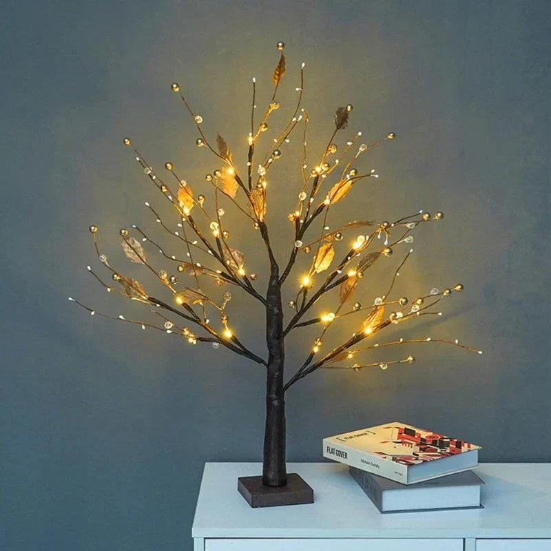 Charming 55 cm Illuminated Seasonal Tree with LED Lights