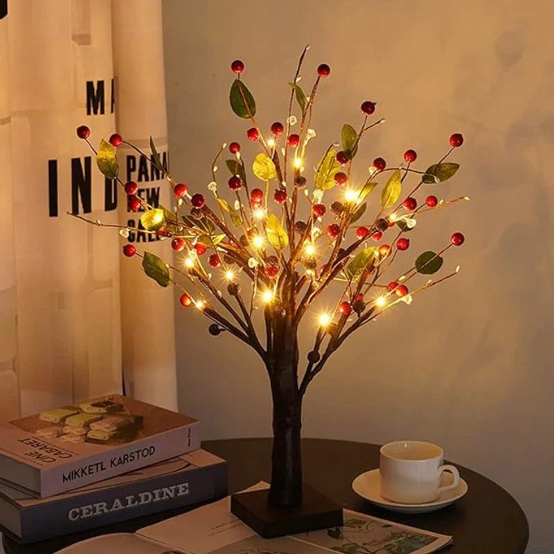 Charming 55 cm Illuminated Seasonal Tree with LED Lights