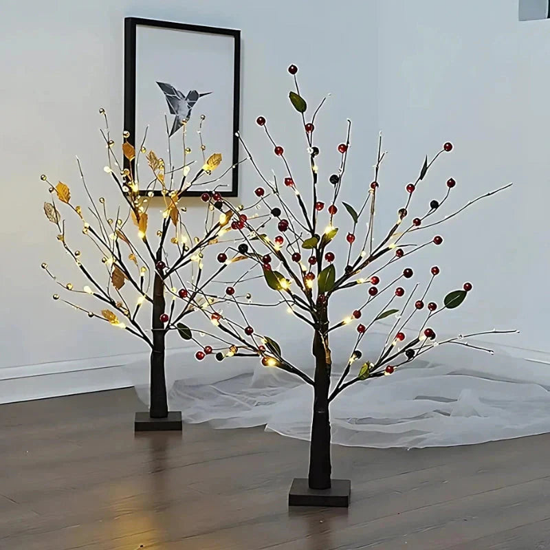 Charming 55 cm Illuminated Seasonal Tree with LED Lights