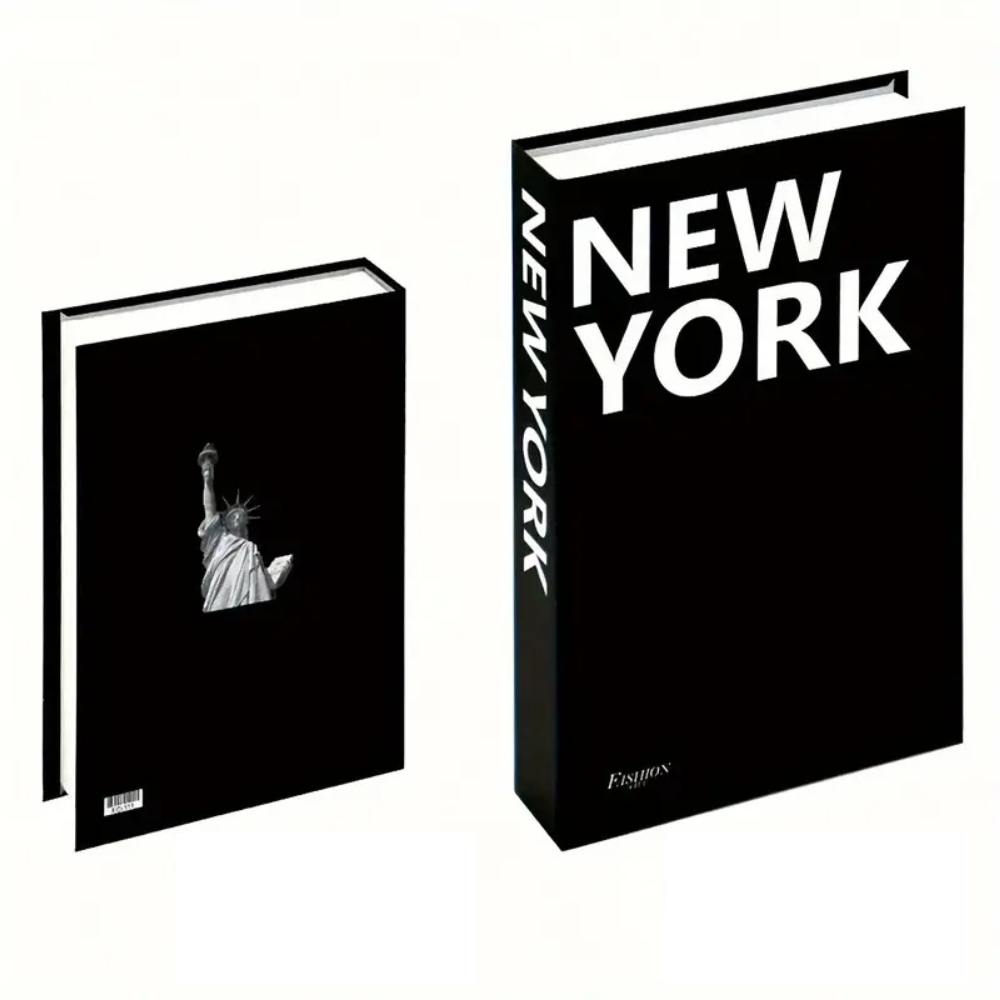 Chic Faux Book Trio for Elegant Home Styling