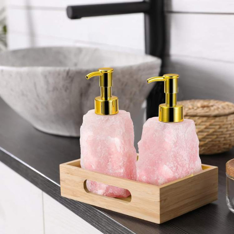 Chic Gemstone Soap Dispenser – Stylish Liquid Holder for Home