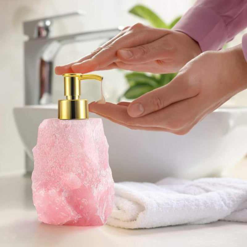 Chic Gemstone Soap Dispenser – Stylish Liquid Holder for Home