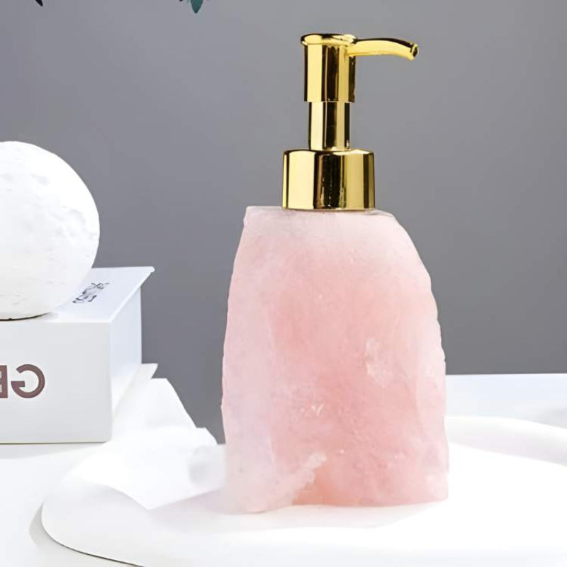 Chic Gemstone Soap Dispenser – Stylish Liquid Holder for Home