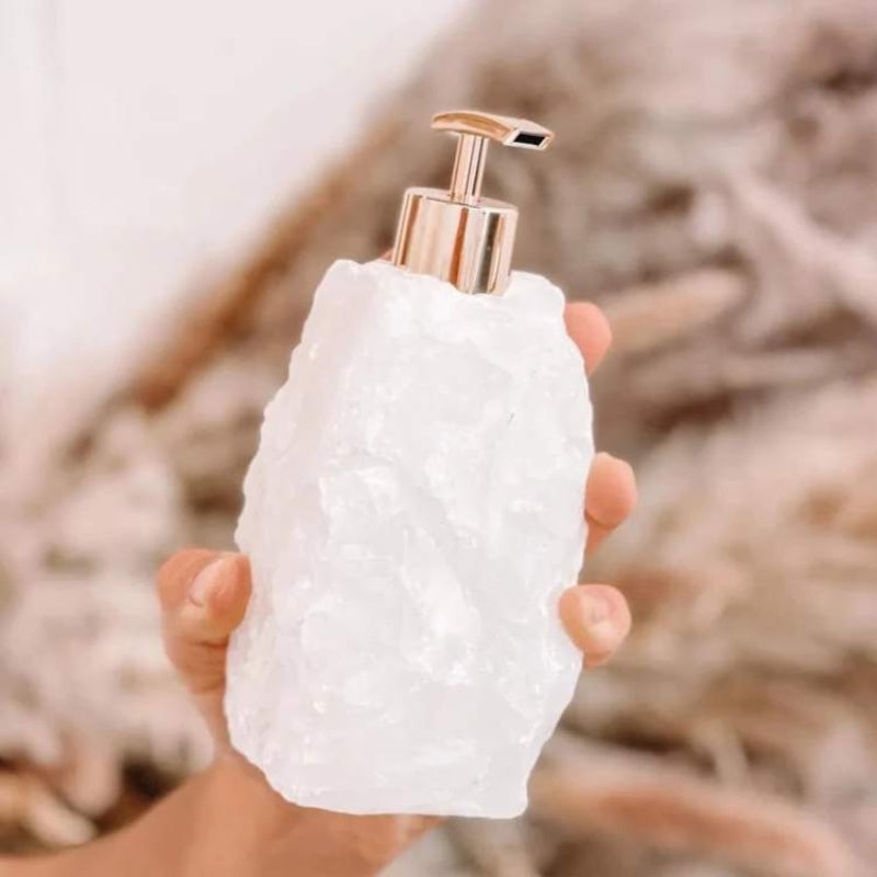 Chic Gemstone Soap Dispenser – Stylish Liquid Holder for Home