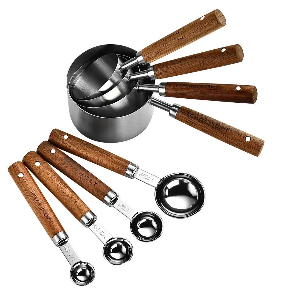 Stainless Steel Measurement Set for Kitchen and Bar Use