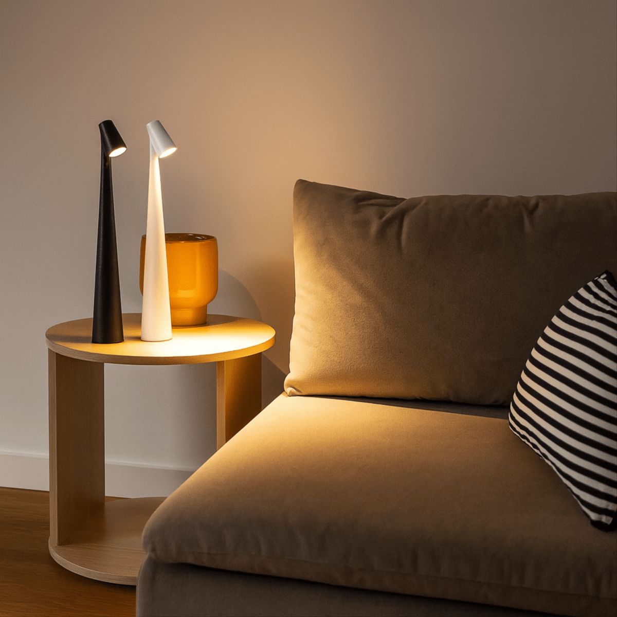 Luminara – Portable Rechargeable Metal Table Lamp