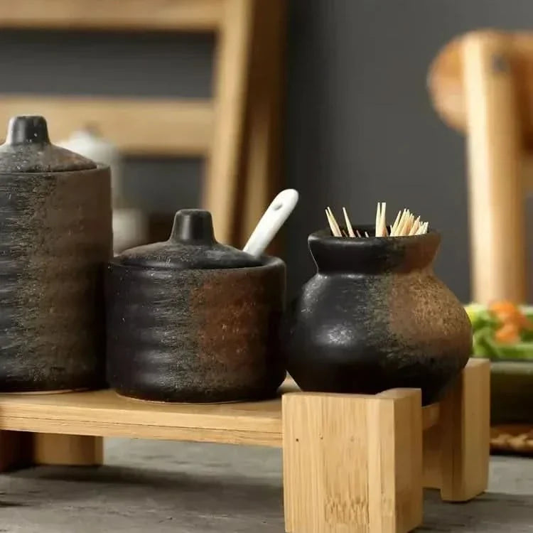 Elegant Vintage Spice Containers for Kitchen Organization