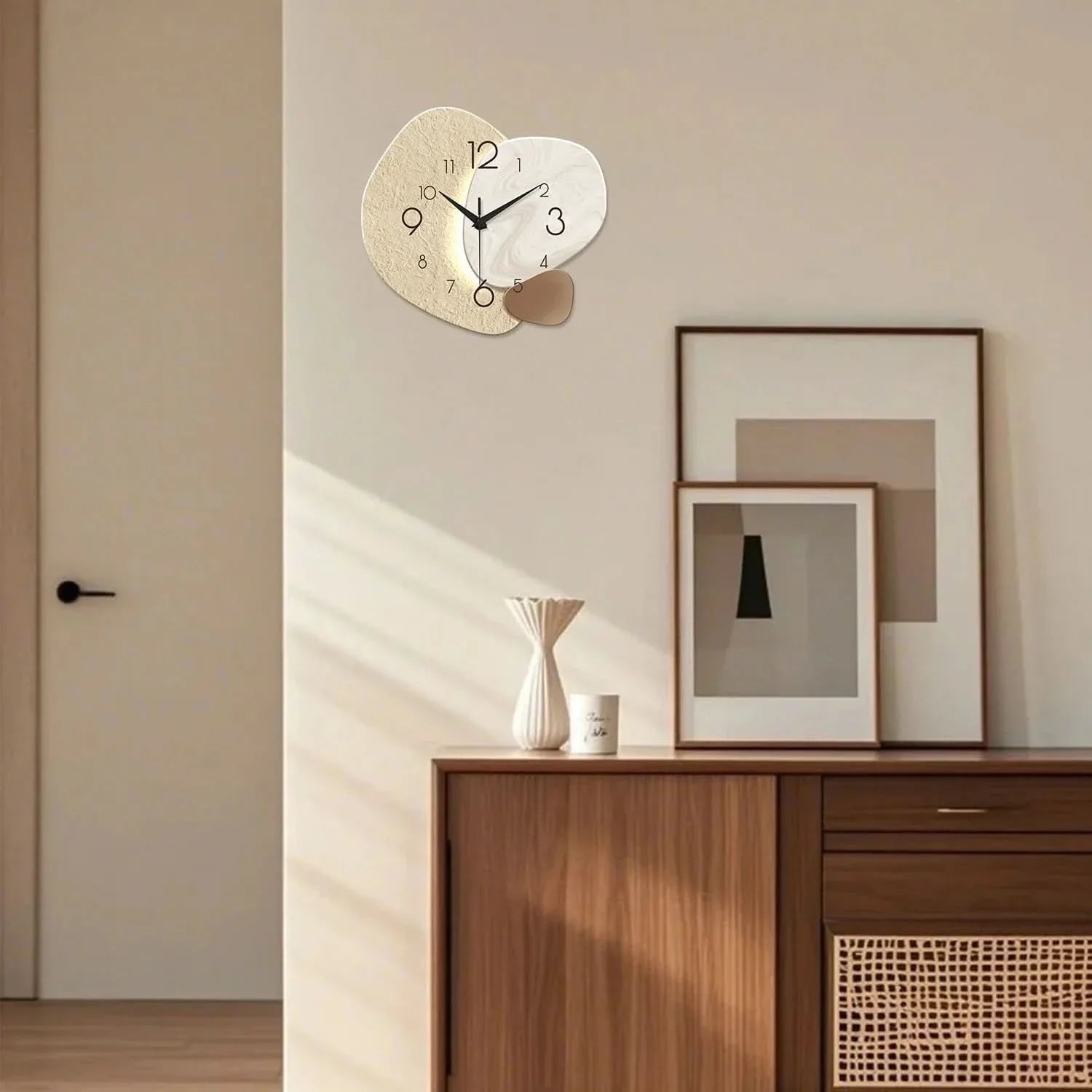 Minimalist Wall Clock for Bedroom and Living Room Decor