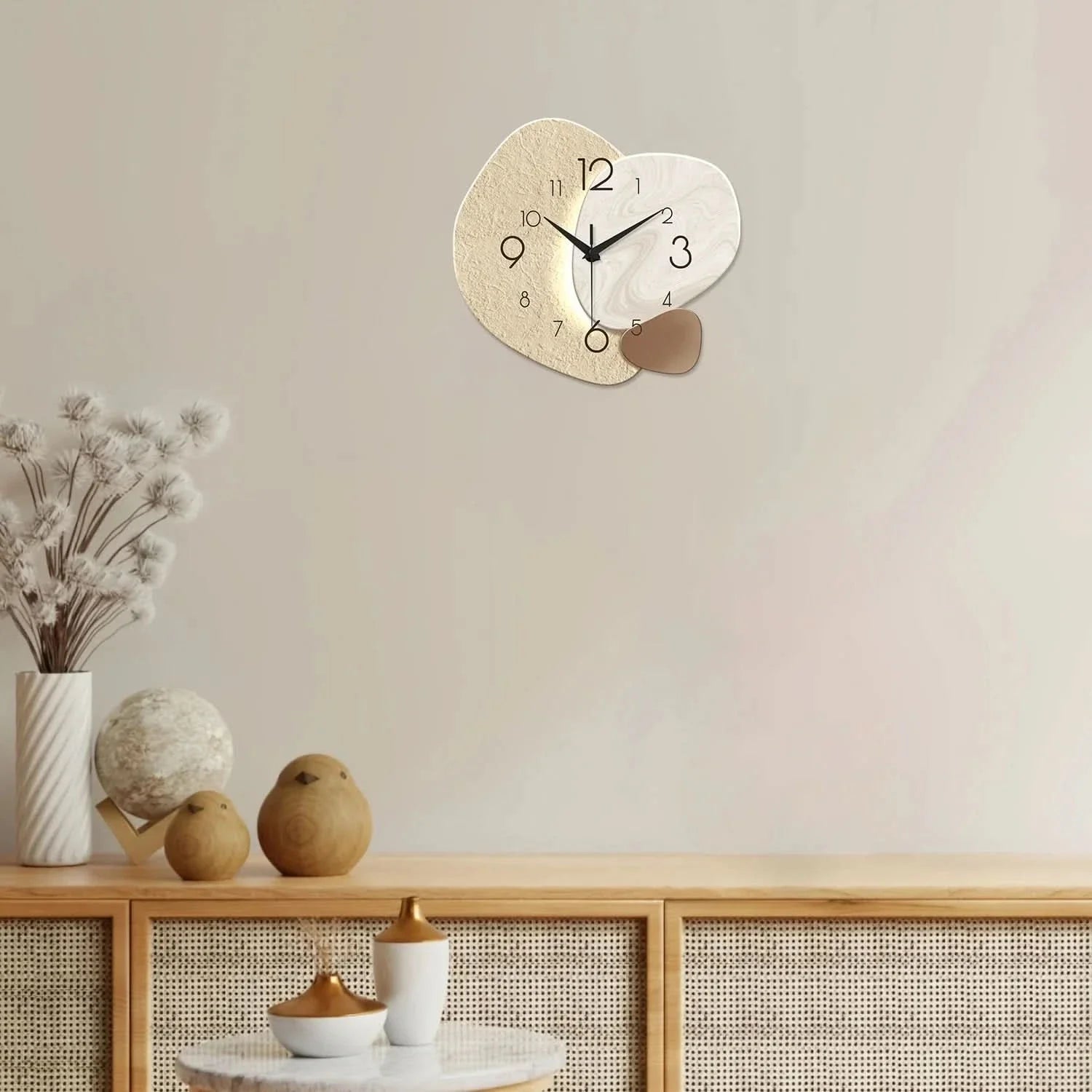 Minimalist Wall Clock for Bedroom and Living Room Decor