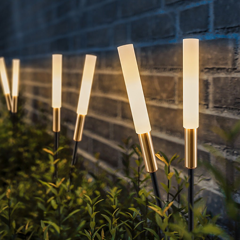 Chic Solar Grass Lanterns - Weather-Resistant Outdoor Lighting
