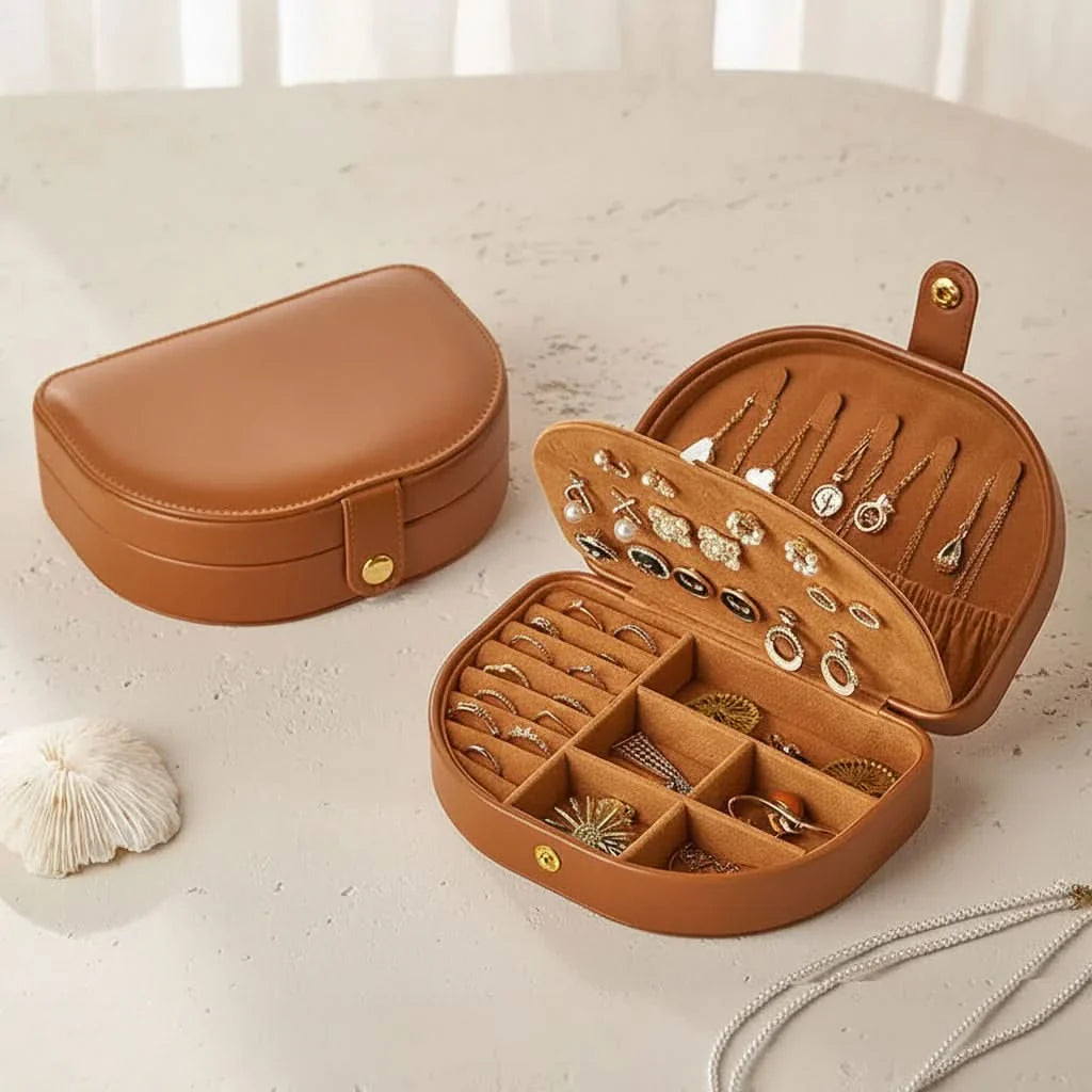 Compact Jewelry Organizer for Travel Bags and Luggage