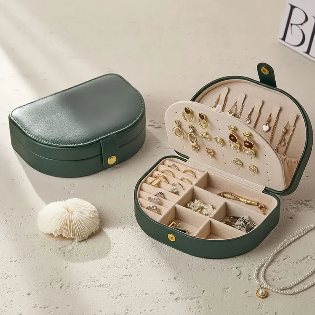 Compact Jewelry Organizer for Travel Bags and Luggage