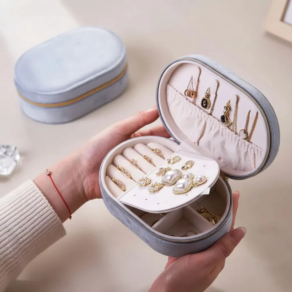 Compact Jewelry Organizer for Travel Bags and Luggage