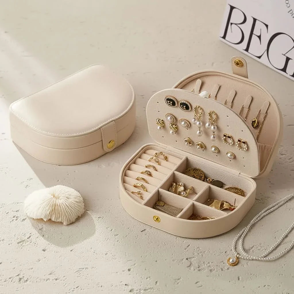 Compact Jewelry Organizer for Travel Bags and Luggage