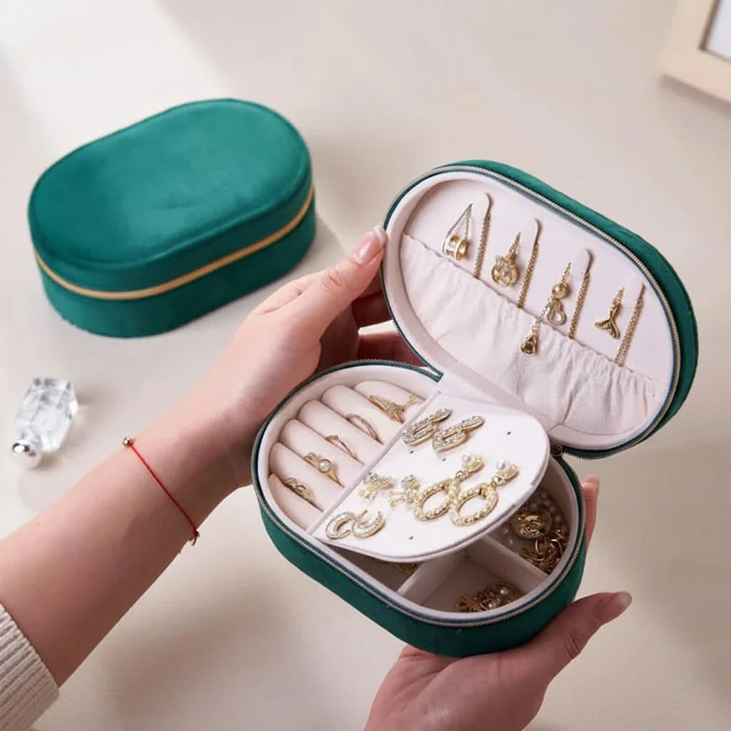 Compact Jewelry Organizer for Travel Bags and Luggage