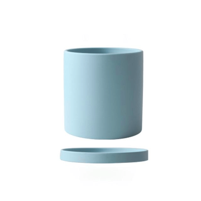 Sleek White Ceramic Planter for Modern Home Styling