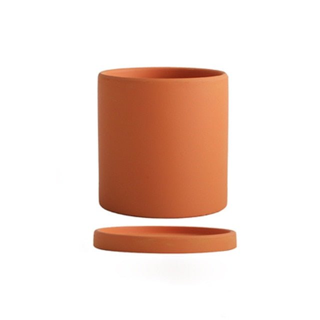 Sleek White Ceramic Planter for Modern Home Styling