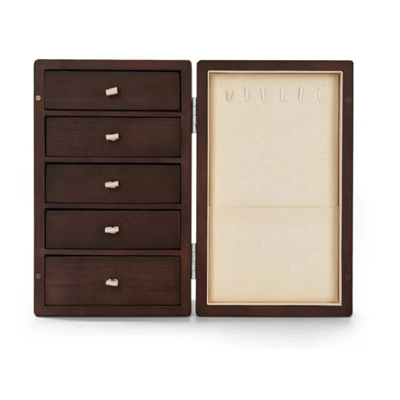 Stylish Multi-Layer Wooden Jewelry Organizer Box