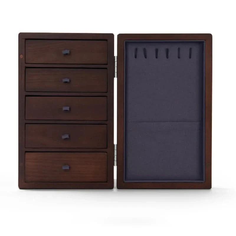 Stylish Multi-Layer Wooden Jewelry Organizer Box