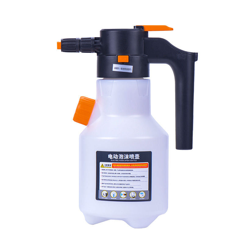 Electric Foam Spray Bottle | Adjustable Nozzle | Sticking Cleaning Foam