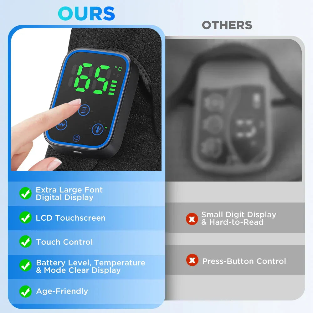 Electric Shoulder, Elbow, and Knee Stretching Device | Heat Vibration | App Control