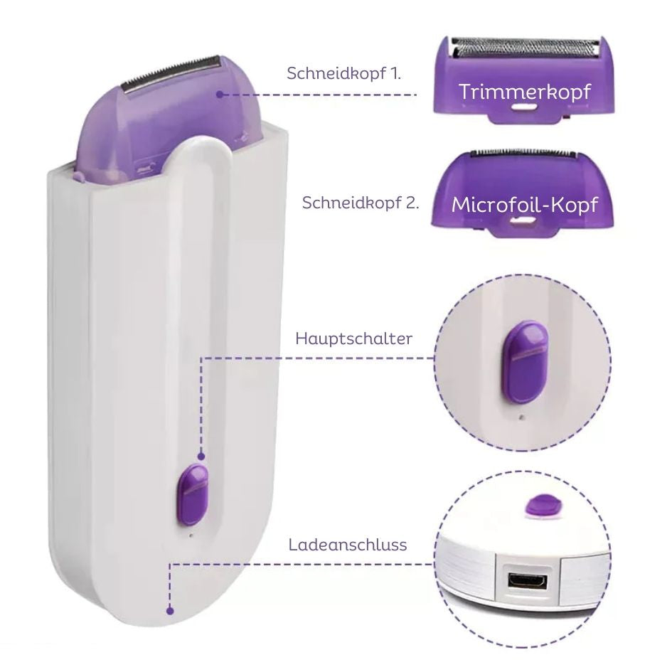Hair Removal Device for Women | Painless Micro-Oscillation Technology