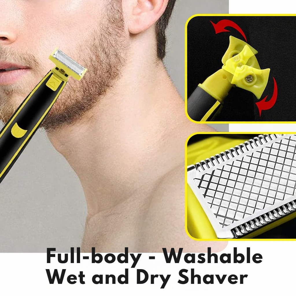 Waterproof USB Rechargeable Trimmer for Men