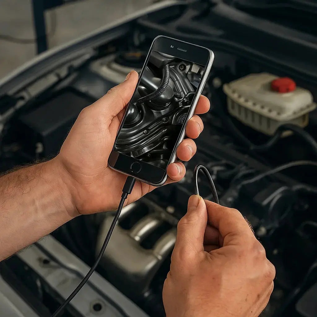 Endoscope Camera with 5m Flexible Cable – Plug-and-Play HD View