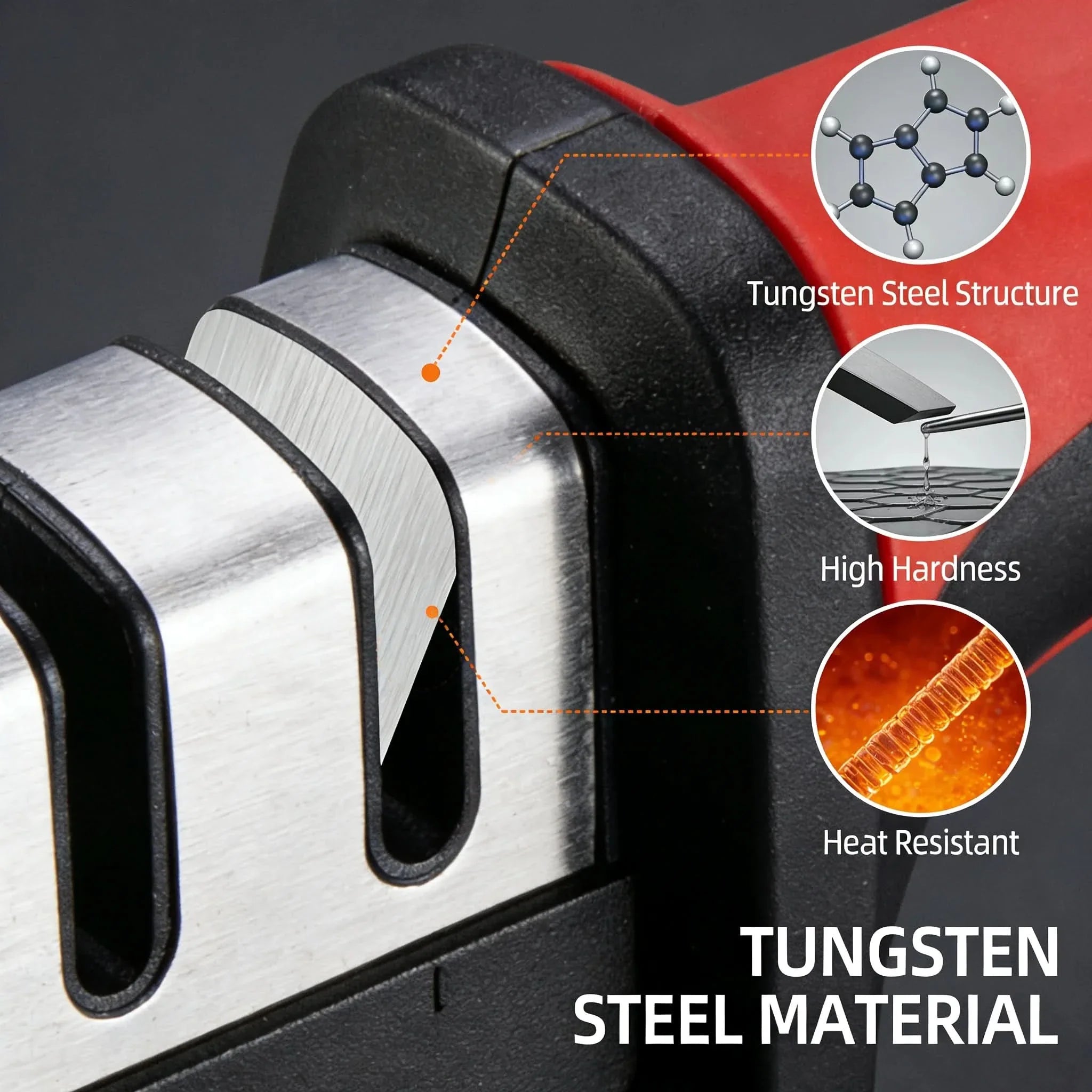 Kitchen Sharpener for Smooth and Sharp Blades – Durable Design