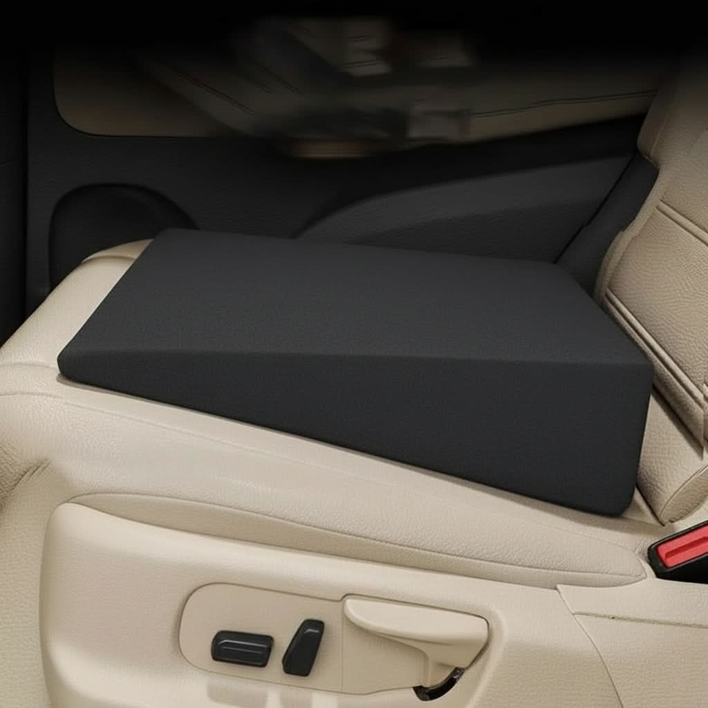 Auto Comfort Lumbar Support Cushion - Memory Foam Seat Pad