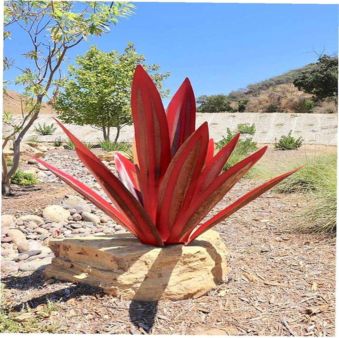 Timeless Agave Metal Garden Art for Indoor and Outdoor Spaces