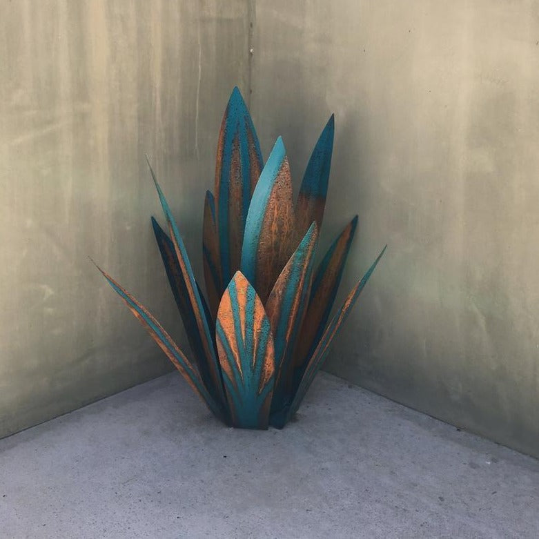 Timeless Agave Metal Garden Art for Indoor and Outdoor Spaces