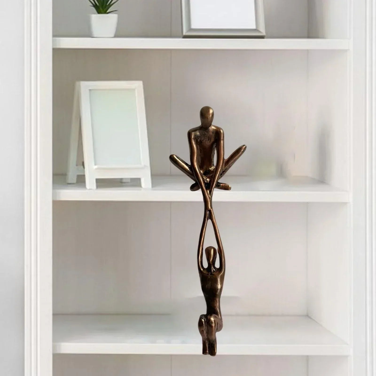 Timeless Connection Figurine - Elegant Couple Sculpture for Home