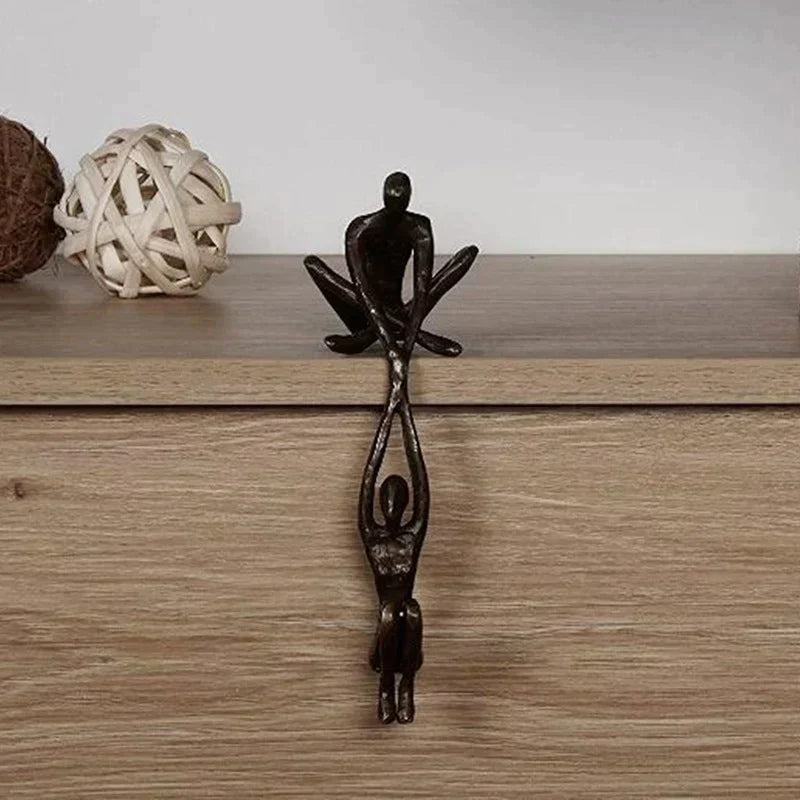 Timeless Connection Figurine - Elegant Couple Sculpture for Home