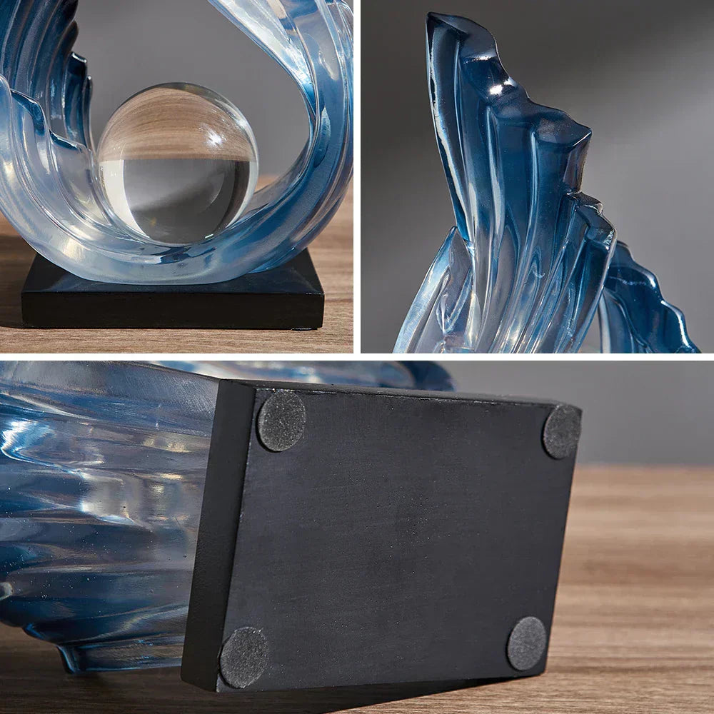 Serenity Sphere Glass Accent for Stylish Home Interiors