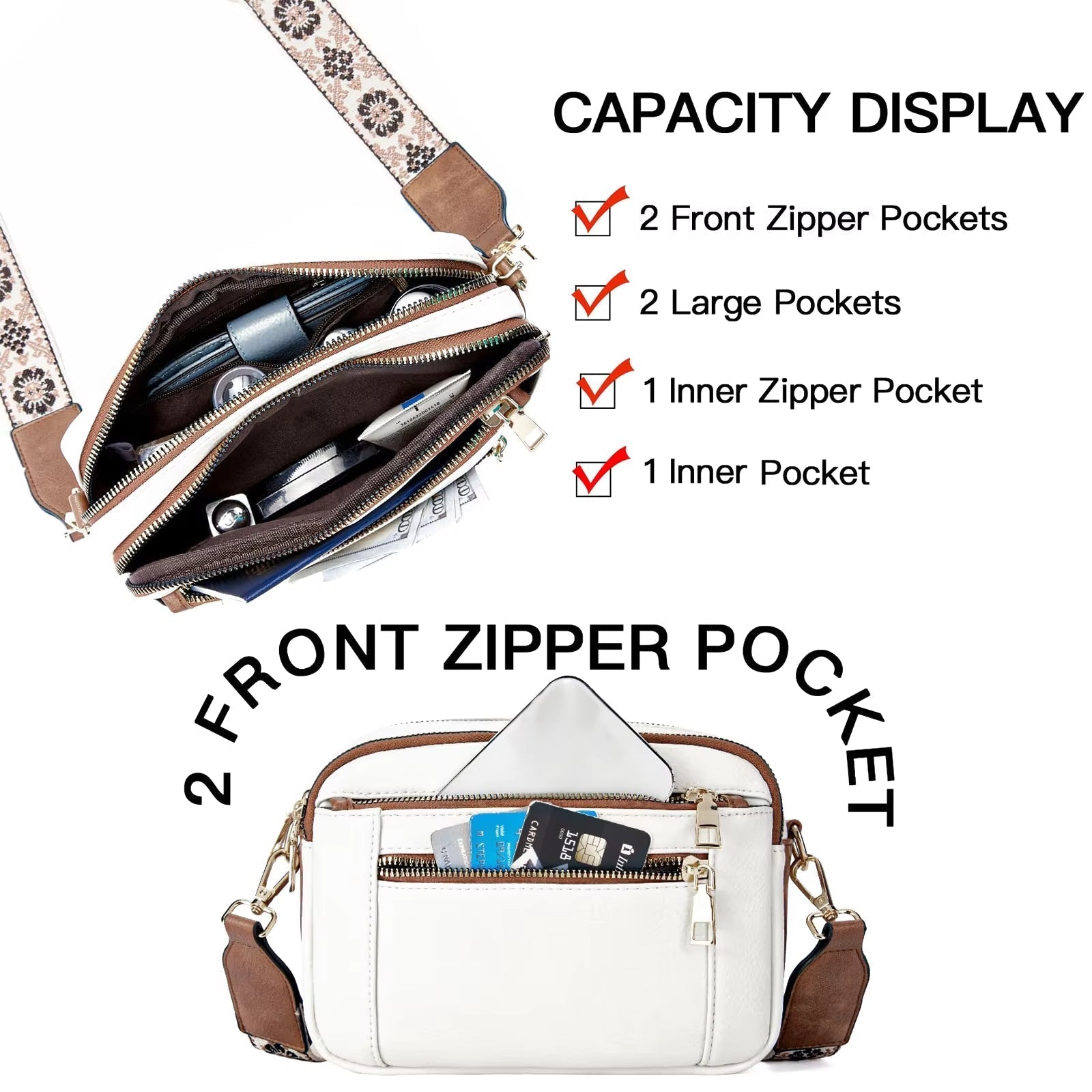 Chic & Functional Crossbody Bag for Modern Women
