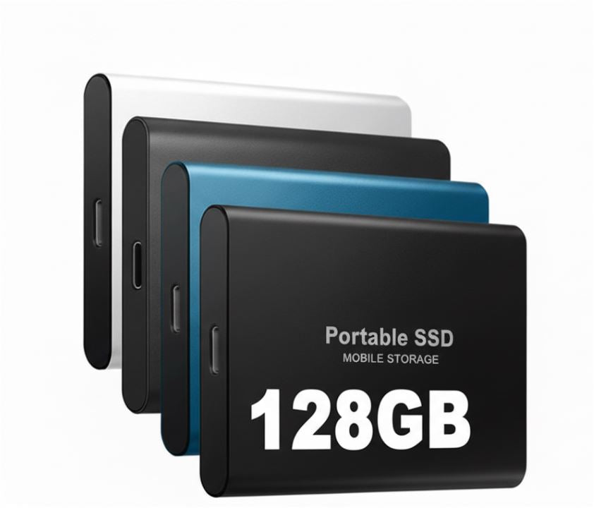 128 GB External SSD | 20 MB/s Transfer Speed | Shockproof & Waterproof