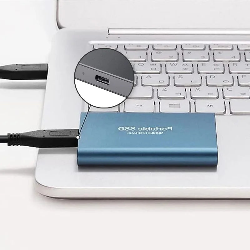 128 GB External SSD | 20 MB/s Transfer Speed | Shockproof & Waterproof