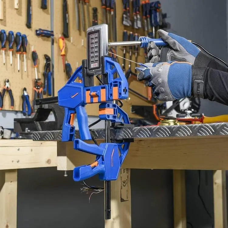 2-Piece F-Clamps Set | One-Hand Operation | Secure Grip for Clamping