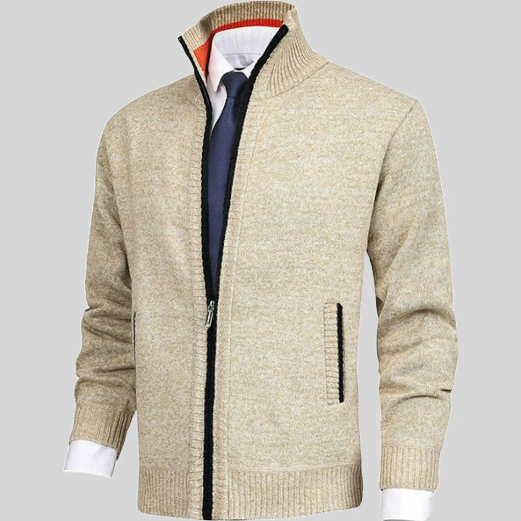 Elegant Men's Knit Cardigan