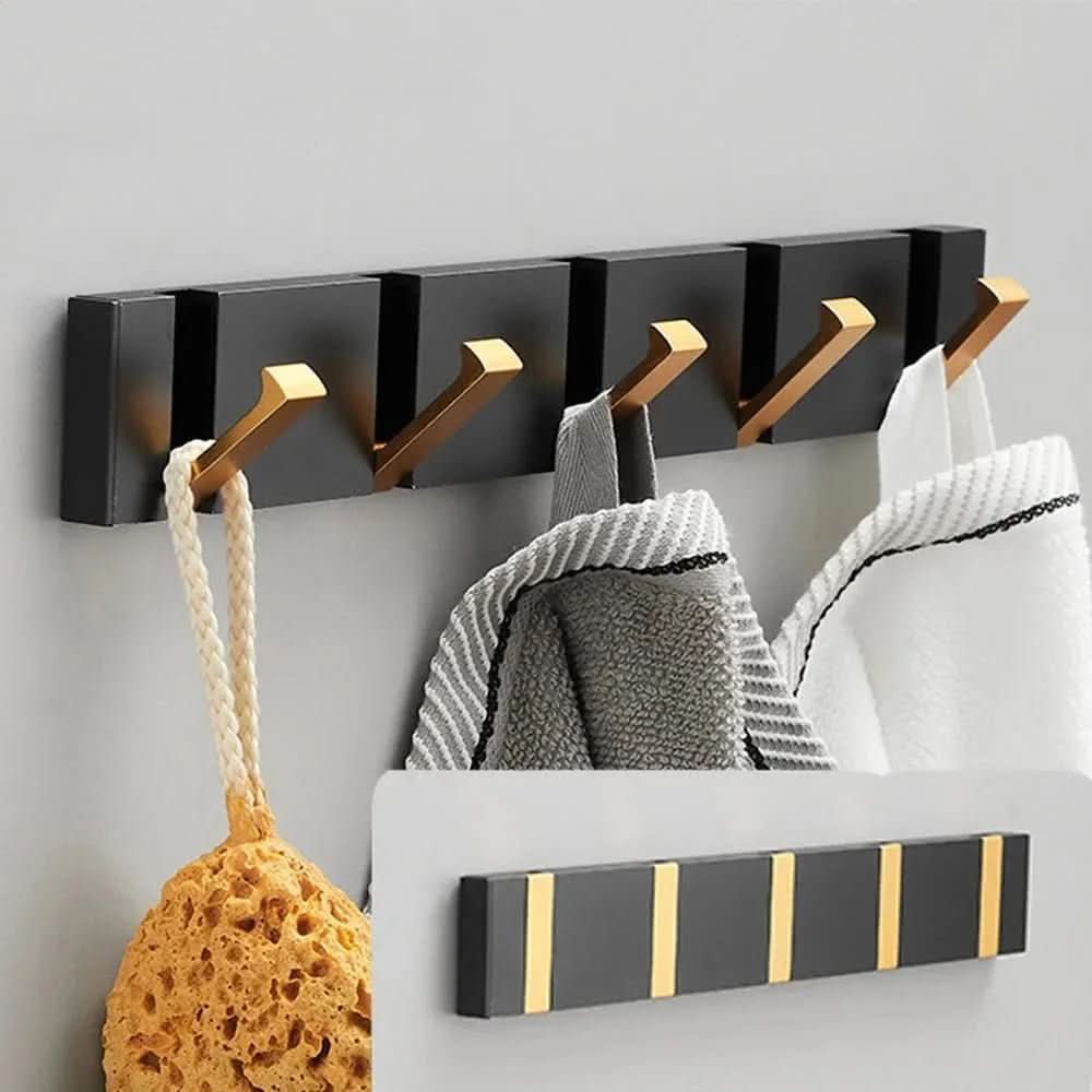 Chic Wall Hook Featuring Concealed Foldable Design