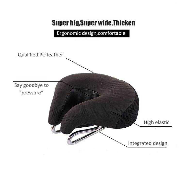 Ergonomic Bicycle Seat | Foam Padding, No Nose Support
