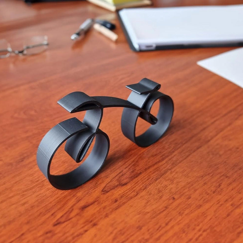 Bicycle Sculpture | Minimalist Metal Decoration | Matte Wire Design